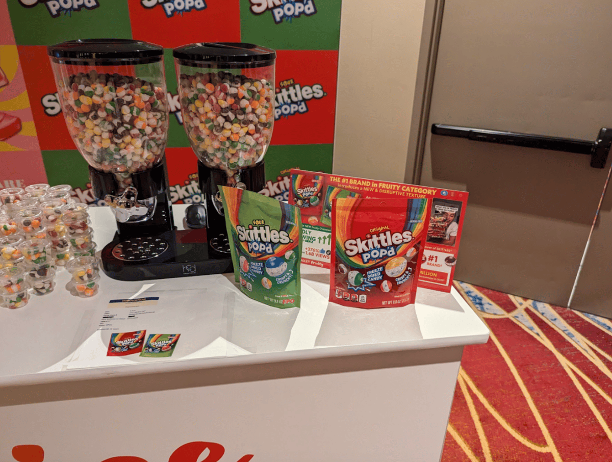 Freeze Dried Skittles at the Vistar Show