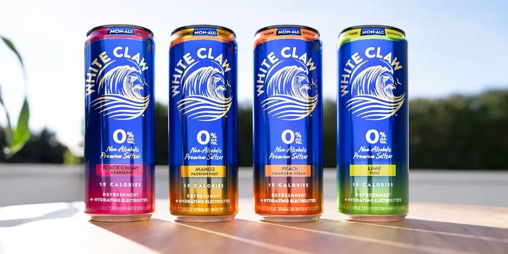 White Claw Non-Alcoholic Seltzer