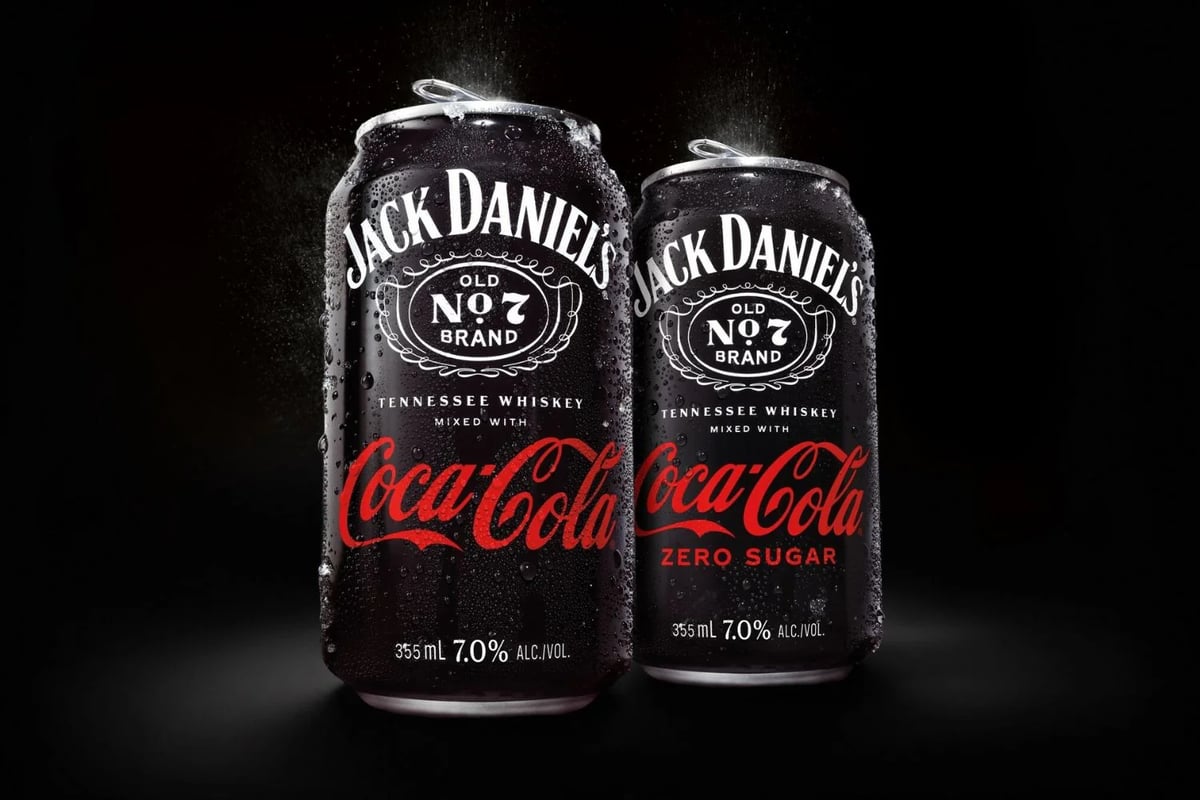 Jack and Coke mixed drink